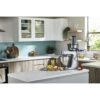 Robot de bucătărie planetar KENWOOD Titanium Chef Baker XL KVL85.124SI – 0W20011385, 1200W, 2 vase (7l/5l), Cântar integrat, Blender, Silver