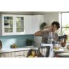 Robot de bucătărie planetar KENWOOD Titanium Chef Baker XL KVL85.124SI – 0W20011385, 1200W, 2 vase (7l/5l), Cântar integrat, Blender, Silver