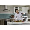 Robot de bucătărie planetar KENWOOD Titanium Chef Baker XL KVL85.124SI – 0W20011385, 1200W, 2 vase (7l/5l), Cântar integrat, Blender, Silver
