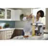 Robot de bucătărie planetar KENWOOD Titanium Chef Baker XL KVL85.124SI – 0W20011385, 1200W, 2 vase (7l/5l), Cântar integrat, Blender, Silver