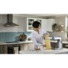 Robot de bucătărie planetar KENWOOD Titanium Chef Baker XL KVL85.124SI – 0W20011385, 1200W, 2 vase (7l/5l), Cântar integrat, Blender, Silver