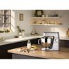 Robot de bucătărie planetar KENWOOD Titanium Chef Baker XL KVL85.124SI – 0W20011385, 1200W, 2 vase (7l/5l), Cântar integrat, Blender, Silver