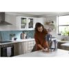 Robot de bucătărie planetar KENWOOD Titanium Chef Baker XL KVL85.124SI – 0W20011385, 1200W, 2 vase (7l/5l), Cântar integrat, Blender, Silver