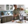 Robot de bucătărie planetar KENWOOD Titanium Chef Baker XL KVL85.124SI – 0W20011385, 1200W, 2 vase (7l/5l), Cântar integrat, Blender, Silver
