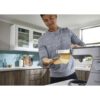 Robot de bucătărie planetar KENWOOD Titanium Chef Baker XL KVL85.124SI – 0W20011385, 1200W, 2 vase (7l/5l), Cântar integrat, Blender, Silver