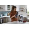 Robot de bucătărie planetar KENWOOD Titanium Chef Baker XL KVL85.124SI – 0W20011385, 1200W, 2 vase (7l/5l), Cântar integrat, Blender, Silver