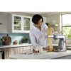 Robot de bucătărie planetar KENWOOD Titanium Chef Baker XL KVL85.124SI – 0W20011385, 1200W, 2 vase (7l/5l), Cântar integrat, Blender, Silver