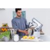 Robot de bucătărie planetar KENWOOD Titanium Chef Baker XL KVL85.004SI – 0W20011377, 1200W, 2 vase (7l/5l), Cântar integrat, G11.50kg, Silver