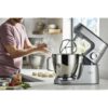 Robot de bucătărie planetar KENWOOD Titanium Chef Baker XL KVL85.004SI – 0W20011377, 1200W, 2 vase (7l/5l), Cântar integrat, G11.50kg, Silver