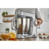 Robot de bucătărie planetar KENWOOD Titanium Chef Baker XL KVL85.004SI – 0W20011377, 1200W, 2 vase (7l/5l), Cântar integrat, G11.50kg, Silver