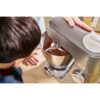 Robot de bucătărie planetar KENWOOD Titanium Chef Baker XL KVL85.004SI – 0W20011377, 1200W, 2 vase (7l/5l), Cântar integrat, G11.50kg, Silver