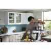 Robot de bucătărie planetar KENWOOD Titanium Chef Baker XL KVL85.004SI – 0W20011377, 1200W, 2 vase (7l/5l), Cântar integrat, G11.50kg, Silver