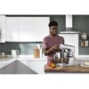 Robot de bucătărie planetar KENWOOD Titanium Chef Baker XL KVL85.004SI – 0W20011377, 1200W, 2 vase (7l/5l), Cântar integrat, G11.50kg, Silver