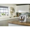 Robot de bucătărie planetar KENWOOD Titanium Chef Baker XL KVL85.704SI – 0W20011480, 1200W, 2 vase (7l/5l), Cântar, Blender, Mașină de tocat, Procesor alimente, Storcător citrice, Tocător, G20.03kg