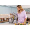 Robot de bucătărie planetar KENWOOD Titanium Chef Baker XL KVL85.704SI – 0W20011480, 1200W, 2 vase (7l/5l), Cântar, Blender, Mașină de tocat, Procesor alimente, Storcător citrice, Tocător, G20.03kg