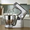 Robot de bucătărie planetar KENWOOD Titanium Chef Baker XL KVL85.704SI – 0W20011480, 1200W, 2 vase (7l/5l), Cântar, Blender, Mașină de tocat, Procesor alimente, Storcător citrice, Tocător, G20.03kg