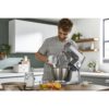 Robot de bucătărie planetar KENWOOD Titanium Chef Baker XL KVL85.704SI – 0W20011480, 1200W, 2 vase (7l/5l), Cântar, Blender, Mașină de tocat, Procesor alimente, Storcător citrice, Tocător, G20.03kg