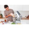 Robot de bucătărie planetar KENWOOD Titanium Chef Baker XL KVL85.704SI – 0W20011480, 1200W, 2 vase (7l/5l), Cântar, Blender, Mașină de tocat, Procesor alimente, Storcător citrice, Tocător, G20.03kg