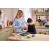 Robot de bucătărie planetar KENWOOD Titanium Chef Baker XL KVL85.704SI – 0W20011480, 1200W, 2 vase (7l/5l), Cântar, Blender, Mașină de tocat, Procesor alimente, Storcător citrice, Tocător, G20.03kg