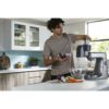 Robot de bucătărie planetar KENWOOD Titanium Chef Baker XL KVL85.704SI – 0W20011480, 1200W, 2 vase (7l/5l), Cântar, Blender, Mașină de tocat, Procesor alimente, Storcător citrice, Tocător, G20.03kg