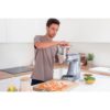 Robot de bucătărie planetar KENWOOD Titanium Chef Baker XL KVL85.704SI – 0W20011480, 1200W, 2 vase (7l/5l), Cântar, Blender, Mașină de tocat, Procesor alimente, Storcător citrice, Tocător, G20.03kg
