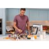 Robot de bucătărie planetar KENWOOD Titanium Chef Baker XL KVL85.704SI – 0W20011480, 1200W, 2 vase (7l/5l), Cântar, Blender, Mașină de tocat, Procesor alimente, Storcător citrice, Tocător, G20.03kg