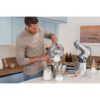 Robot de bucătărie planetar KENWOOD Titanium Chef Baker XL KVL85.704SI – 0W20011480, 1200W, 2 vase (7l/5l), Cântar, Blender, Mașină de tocat, Procesor alimente, Storcător citrice, Tocător, G20.03kg