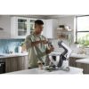 Robot de bucătărie planetar KENWOOD Titanium Chef Baker XL KVL85.704SI – 0W20011480, 1200W, 2 vase (7l/5l), Cântar, Blender, Mașină de tocat, Procesor alimente, Storcător citrice, Tocător, G20.03kg