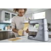 Robot de bucătărie planetar KENWOOD Titanium Chef Baker XL KVL85.704SI – 0W20011480, 1200W, 2 vase (7l/5l), Cântar, Blender, Mașină de tocat, Procesor alimente, Storcător citrice, Tocător, G20.03kg