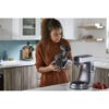 Robot de bucătărie planetar KENWOOD Titanium Chef Baker XL KVL85.704SI – 0W20011480, 1200W, 2 vase (7l/5l), Cântar, Blender, Mașină de tocat, Procesor alimente, Storcător citrice, Tocător, G20.03kg