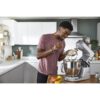 Robot de bucătărie planetar KENWOOD Titanium Chef Baker XL KVL85.704SI – 0W20011480, 1200W, 2 vase (7l/5l), Cântar, Blender, Mașină de tocat, Procesor alimente, Storcător citrice, Tocător, G20.03kg