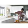 Robot de bucătărie planetar KENWOOD Titanium Chef Baker XL KVL85.704SI – 0W20011480, 1200W, 2 vase (7l/5l), Cântar, Blender, Mașină de tocat, Procesor alimente, Storcător citrice, Tocător, G20.03kg