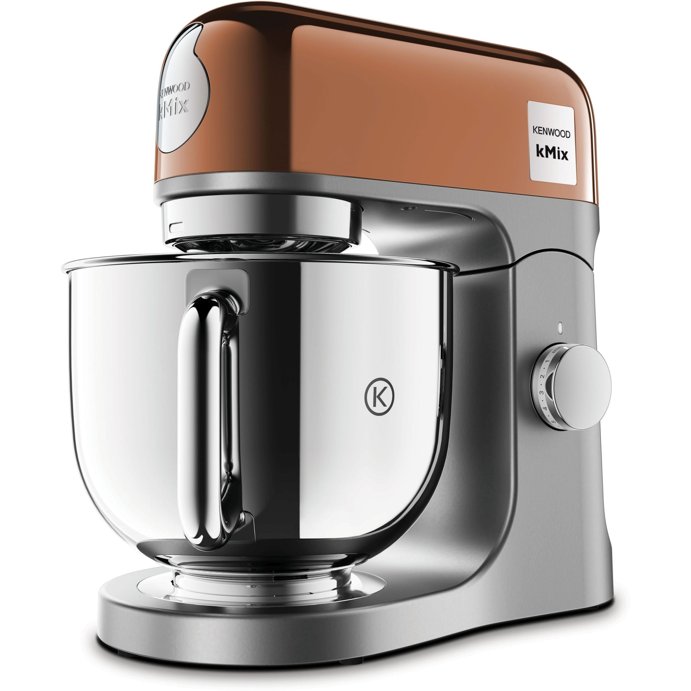 Robot de bucătărie planetar KENWOOD kMix Special Edition KMX760AGD – 0W20011395, 1000W (6 trepte și Turbo), Vas inox 5l, Set patiserie (tel 16 brațe, cârlig, paletă K), G9.3kg, Rose Gold