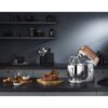Robot de bucătărie planetar KENWOOD kMix Special Edition KMX760AGD – 0W20011395, 1000W (6 trepte și Turbo), Vas inox 5l, Set patiserie (tel 16 brațe, cârlig, paletă K), G9.3kg, Rose Gold