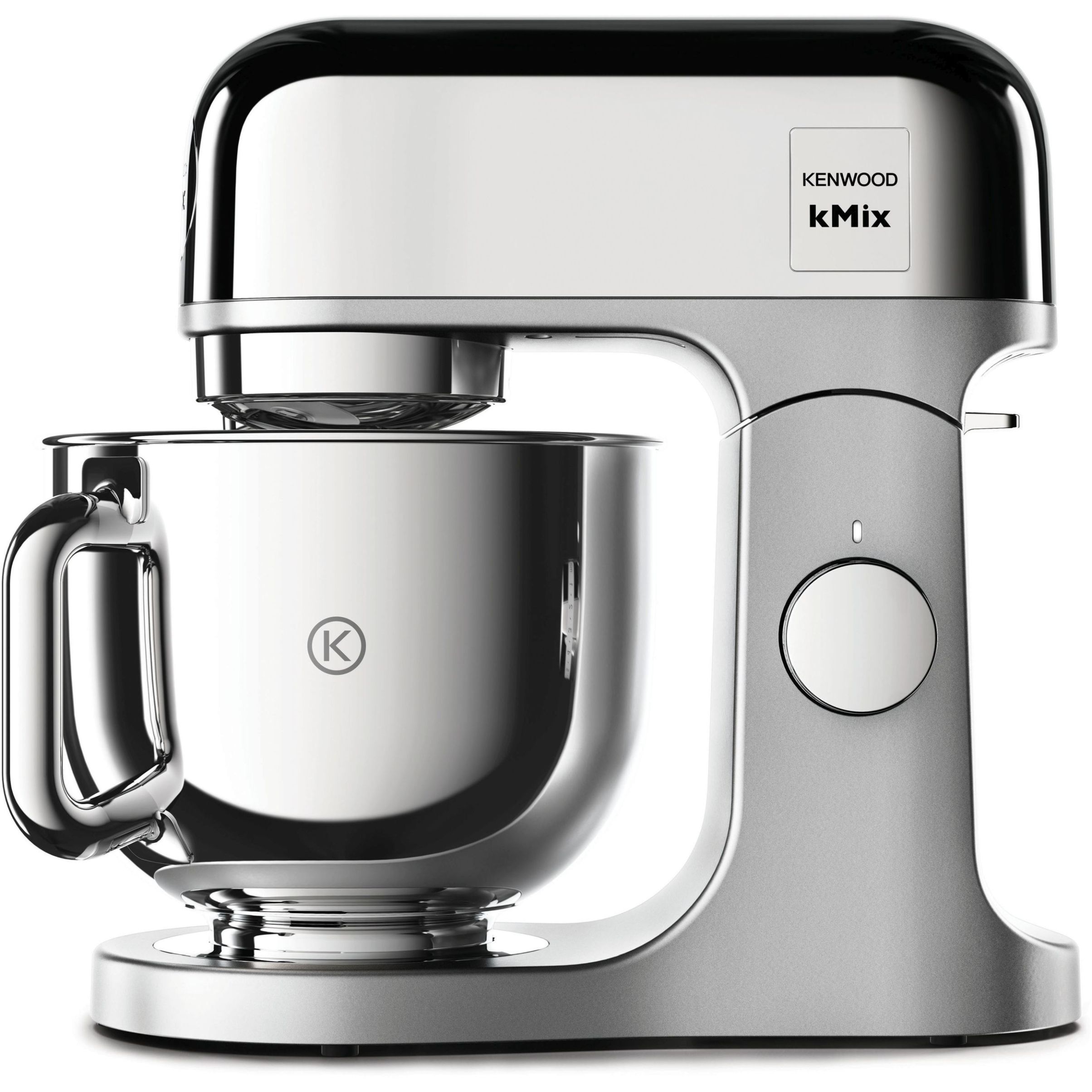 Robot de bucătărie planetar KENWOOD kMix Special Edition KMX760ACH – 0W20011397, 1000W (6 trepte și Turbo), Vas inox 5l, Set patiserie (tel 16 brațe, cârlig, paletă K), G9.3kg, Chrome