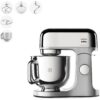 Robot de bucătărie planetar KENWOOD kMix Special Edition KMX760ACH – 0W20011397, 1000W (6 trepte și Turbo), Vas inox 5l, Set patiserie (tel 16 brațe, cârlig, paletă K), G9.3kg, Chrome