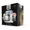 Robot de bucătărie planetar KENWOOD kMix Special Edition KMX760ABL – 0W20011441, 1000W (6 trepte și Turbo), Vas inox 5l, Set patiserie (tel 16 brațe, cârlig, paletă K), G9.3kg, Juniper Blue