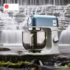 Robot de bucătărie planetar KENWOOD kMix Special Edition KMX760ABL – 0W20011441, 1000W (6 trepte și Turbo), Vas inox 5l, Set patiserie (tel 16 brațe, cârlig, paletă K), G9.3kg, Juniper Blue