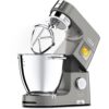 Robot de bucătărie planetar KENWOOD Titanium Chef Patissier XL KWL90.124SI – 0W20011363, 1400W, 6 funcții presetate, 2 vase 7 l/ 5 l, Blender sticlă, Cântar integrat, Sistem de încălzire, Touch screen