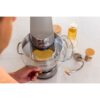 Robot de bucătărie planetar KENWOOD Titanium Chef Patissier XL KWL90.124SI – 0W20011363, 1400W, 6 funcții presetate, 2 vase 7 l/ 5 l, Blender sticlă, Cântar integrat, Sistem de încălzire, Touch screen