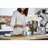 Robot de bucătărie planetar KENWOOD Titanium Chef Patissier XL KWL90.124SI – 0W20011363, 1400W, 6 funcții presetate, 2 vase 7 l/ 5 l, Blender sticlă, Cântar integrat, Sistem de încălzire, Touch screen