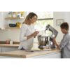 Robot de bucătărie planetar KENWOOD Titanium Chef Patissier XL KWL90.124SI – 0W20011363, 1400W, 6 funcții presetate, 2 vase 7 l/ 5 l, Blender sticlă, Cântar integrat, Sistem de încălzire, Touch screen