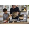 Robot de bucătărie planetar KENWOOD Titanium Chef Patissier XL KWL90.124SI – 0W20011363, 1400W, 6 funcții presetate, 2 vase 7 l/ 5 l, Blender sticlă, Cântar integrat, Sistem de încălzire, Touch screen
