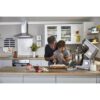 Robot de bucătărie planetar KENWOOD Titanium Chef Patissier XL KWL90.124SI – 0W20011363, 1400W, 6 funcții presetate, 2 vase 7 l/ 5 l, Blender sticlă, Cântar integrat, Sistem de încălzire, Touch screen