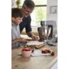 Robot de bucătărie planetar KENWOOD Titanium Chef Patissier XL KWL90.124SI – 0W20011363, 1400W, 6 funcții presetate, 2 vase 7 l/ 5 l, Blender sticlă, Cântar integrat, Sistem de încălzire, Touch screen