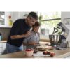 Robot de bucătărie planetar KENWOOD Titanium Chef Patissier XL KWL90.124SI – 0W20011363, 1400W, 6 funcții presetate, 2 vase 7 l/ 5 l, Blender sticlă, Cântar integrat, Sistem de încălzire, Touch screen