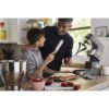 Robot de bucătărie planetar KENWOOD Titanium Chef Patissier XL KWL90.124SI – 0W20011363, 1400W, 6 funcții presetate, 2 vase 7 l/ 5 l, Blender sticlă, Cântar integrat, Sistem de încălzire, Touch screen