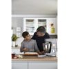 Robot de bucătărie planetar KENWOOD Titanium Chef Patissier XL KWL90.124SI – 0W20011363, 1400W, 6 funcții presetate, 2 vase 7 l/ 5 l, Blender sticlă, Cântar integrat, Sistem de încălzire, Touch screen