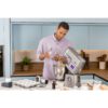 Robot de bucătărie planetar KENWOOD Titanium Chef Patissier XL KWL90.124SI – 0W20011363, 1400W, 6 funcții presetate, 2 vase 7 l/ 5 l, Blender sticlă, Cântar integrat, Sistem de încălzire, Touch screen