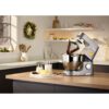 Robot de bucătărie planetar KENWOOD Titanium Chef Patissier XL KWL90.124SI – 0W20011363, 1400W, 6 funcții presetate, 2 vase 7 l/ 5 l, Blender sticlă, Cântar integrat, Sistem de încălzire, Touch screen